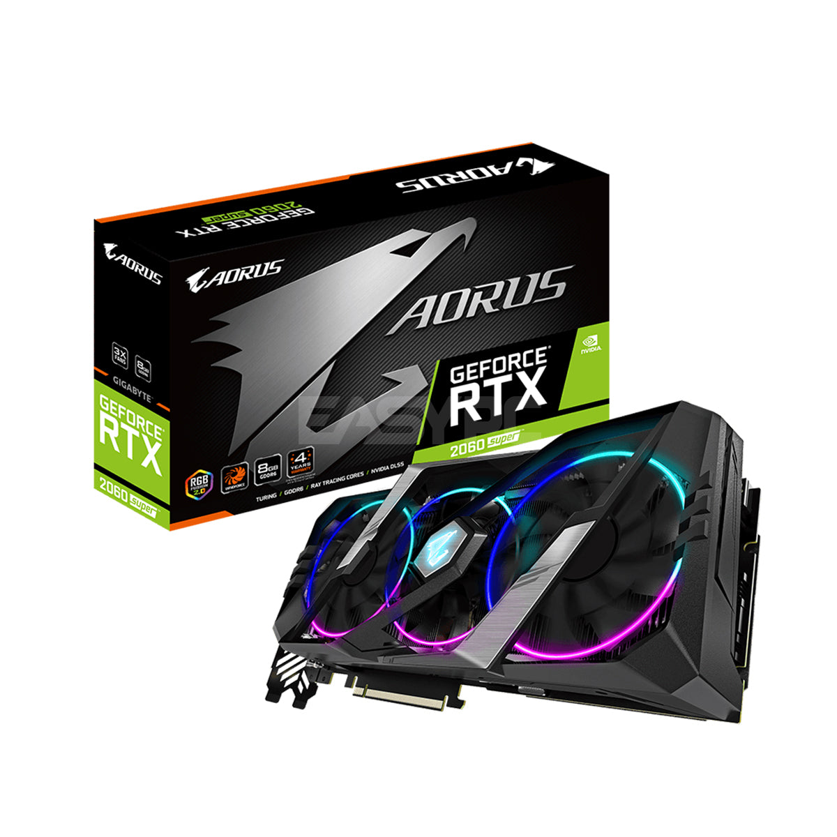 Gigabyte Aorus NVIDIA® GeForce RTX 2060 Super Videocard 8gb 256bit GDdr6