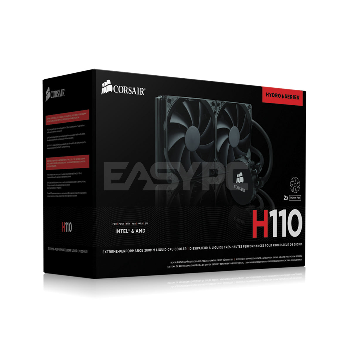 Corsair Hydro Series H110 280mm CPU Liquid Cooler
