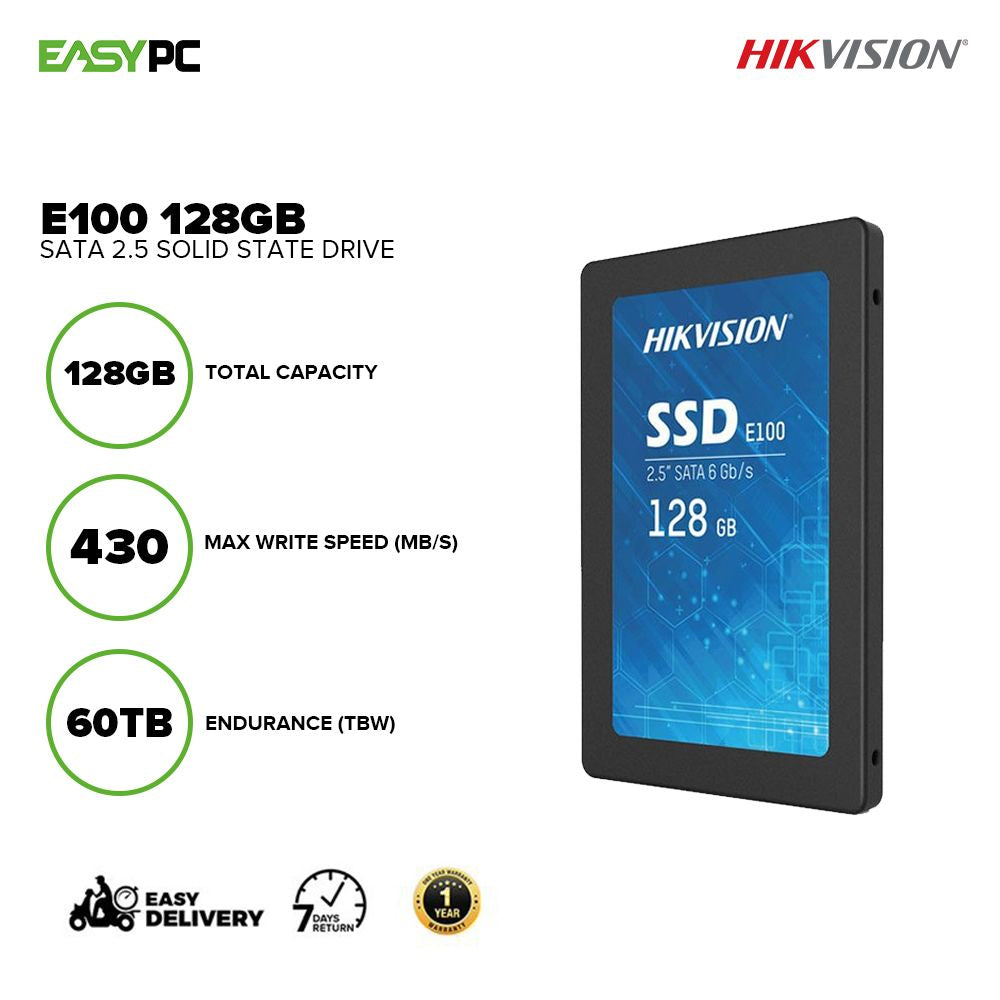 Hikvision E100 128gb SATA 2.5 Solid State Drive - Image 2
