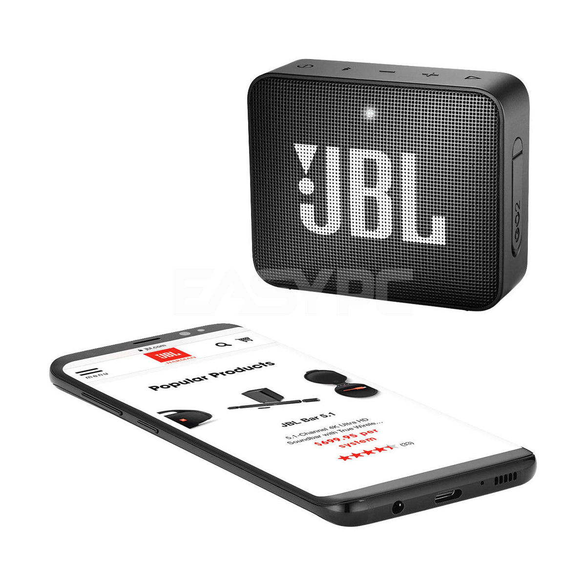JBL GO 2 Portable Bluetooth Speaker Black - Image 6