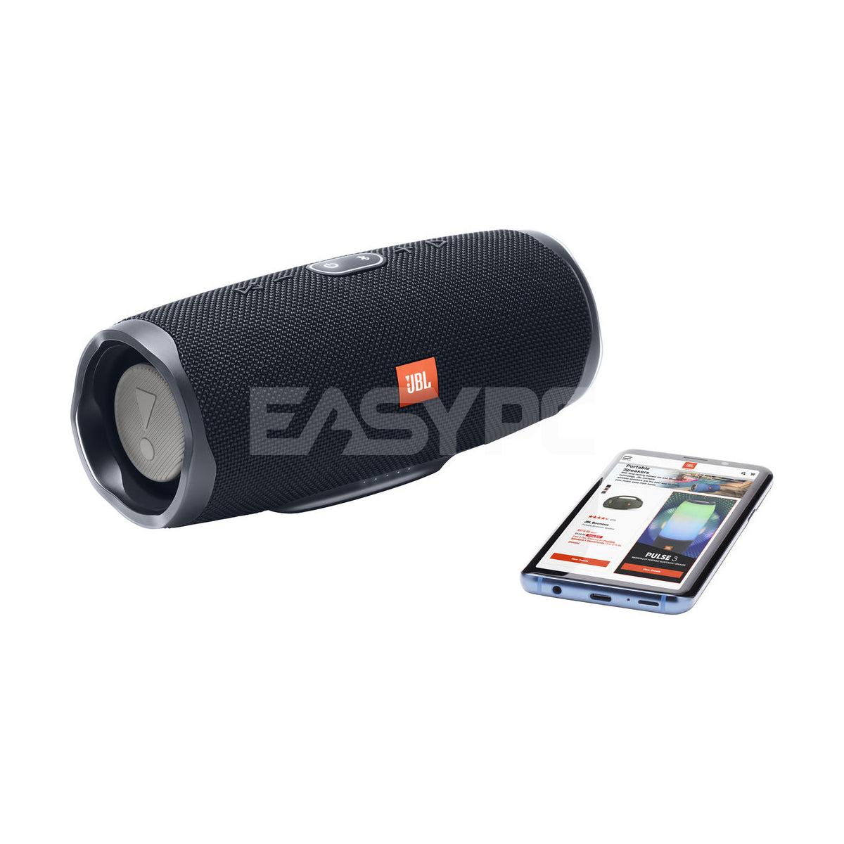 JBL Charge 4 Portable Bluetooth Speaker Black - Image 2