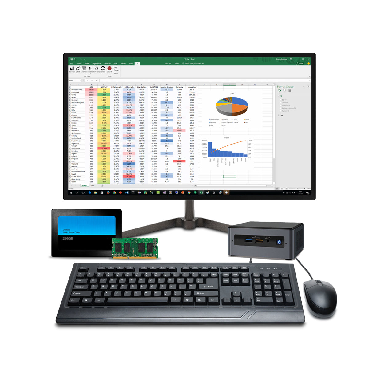 Intel NUC BOXNUC8I5BEHS1 Intel Core i5-8260U Package