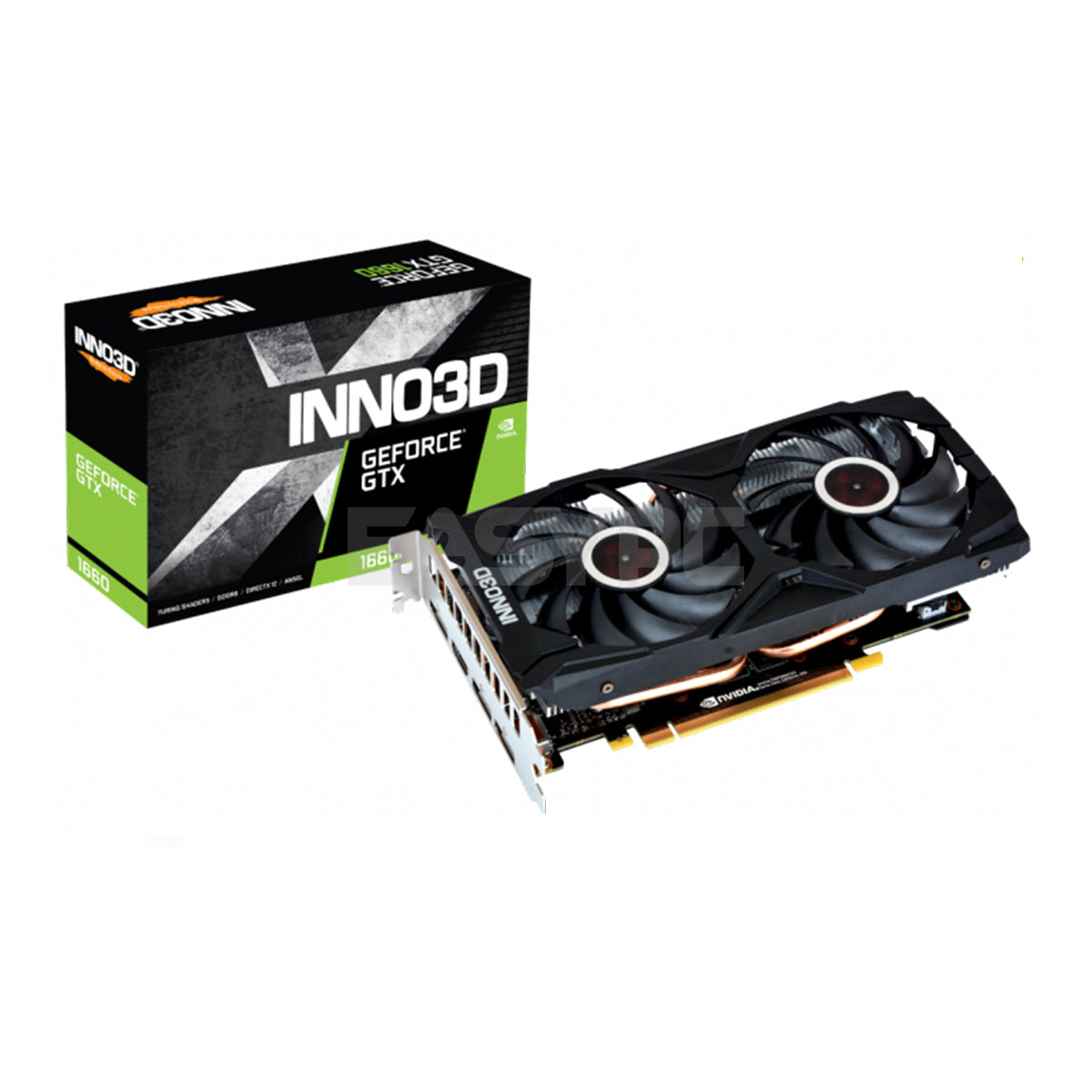 Inno3d NVIDIA® GeForce GTX 1660 Twin X2 N16602-06D5-1521VA15L 6gb 192bit GDdr5 Gaming Videocard - Image 3