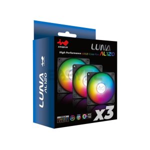 4328-a InWin LUNA AL120 ARGB Chassis Fan Triple Pack