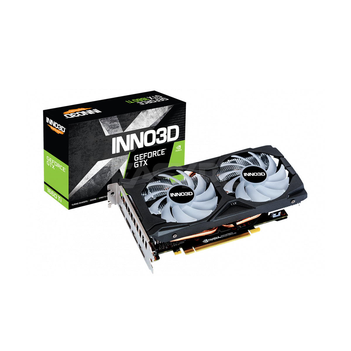 Inno3D NVIDIA® GeForce GTX 1660 Ti Twin X2 OC 6gb 192bit GDdr6 Gaming Videocard RGB - Image 8