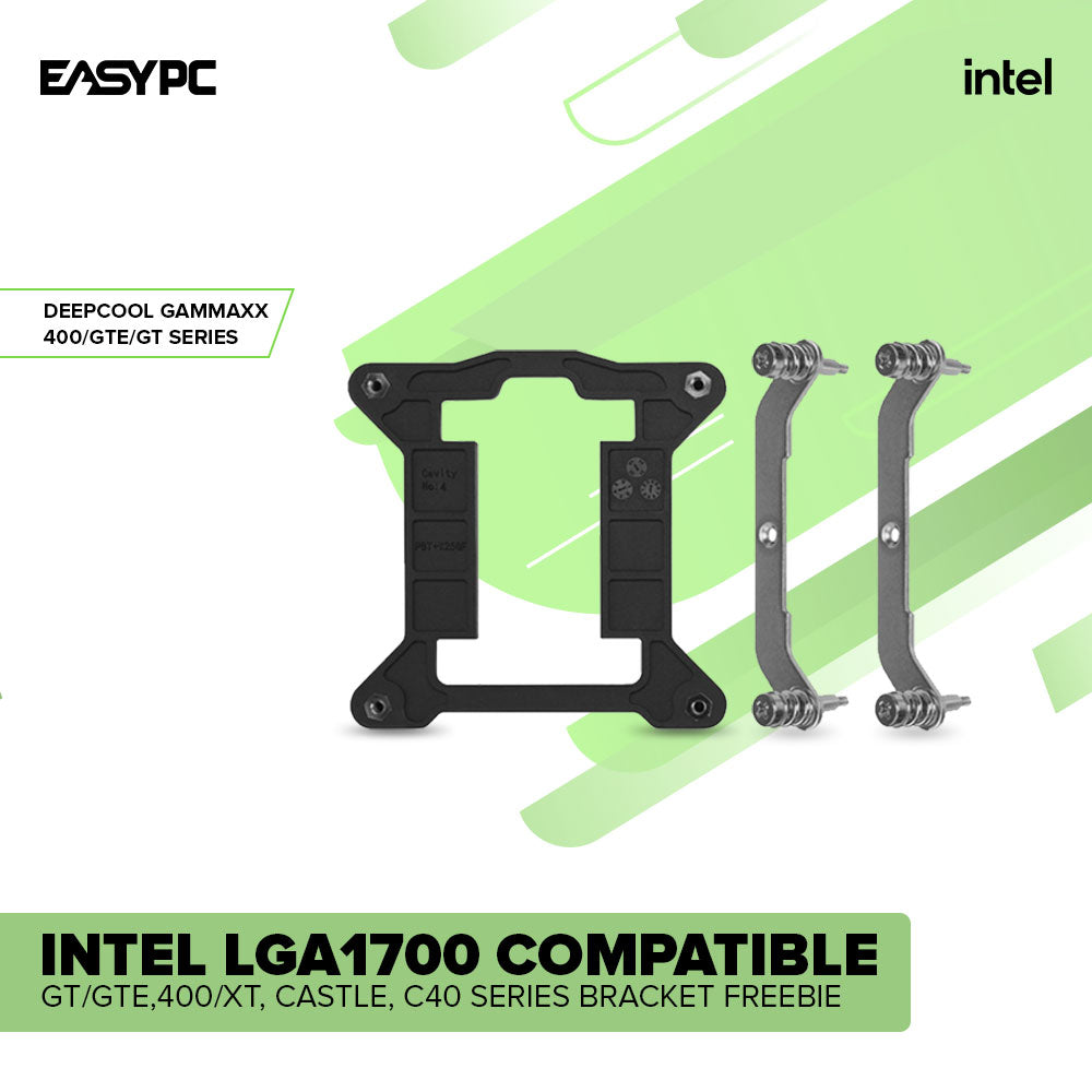 Intel LGA1700 Compatible GT/GTE,400/XT, Castle, C40 Series Bracket Freebie