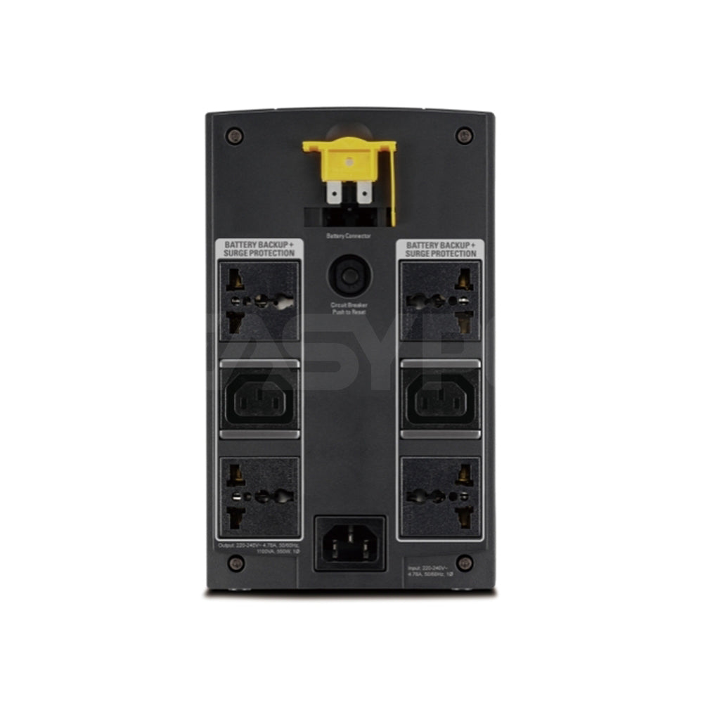 APC Back UPS BX1100LIMS 550Watts 1100va with AVR Universal and IEC Sockets - Image 2