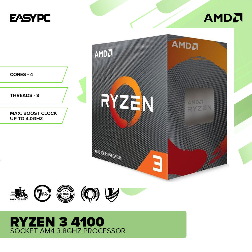 AMDRyzen34100SocketAm43.8GHzBOX-Processor