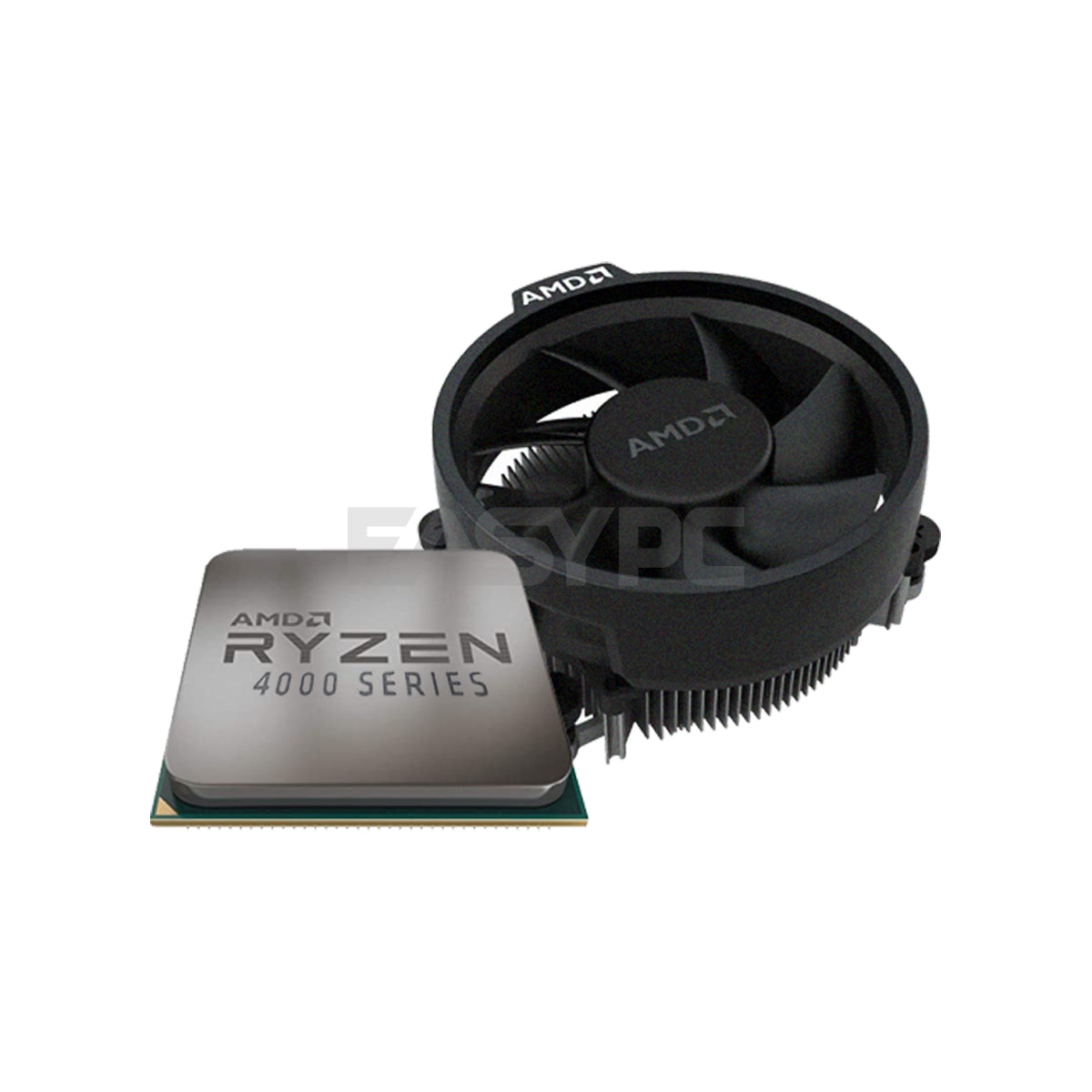 AMD Ryzen 5 4600G Socket Am4 3.7GHz with Radeon Graphics Processor with CPU Cooler Q100v2 MPK-a