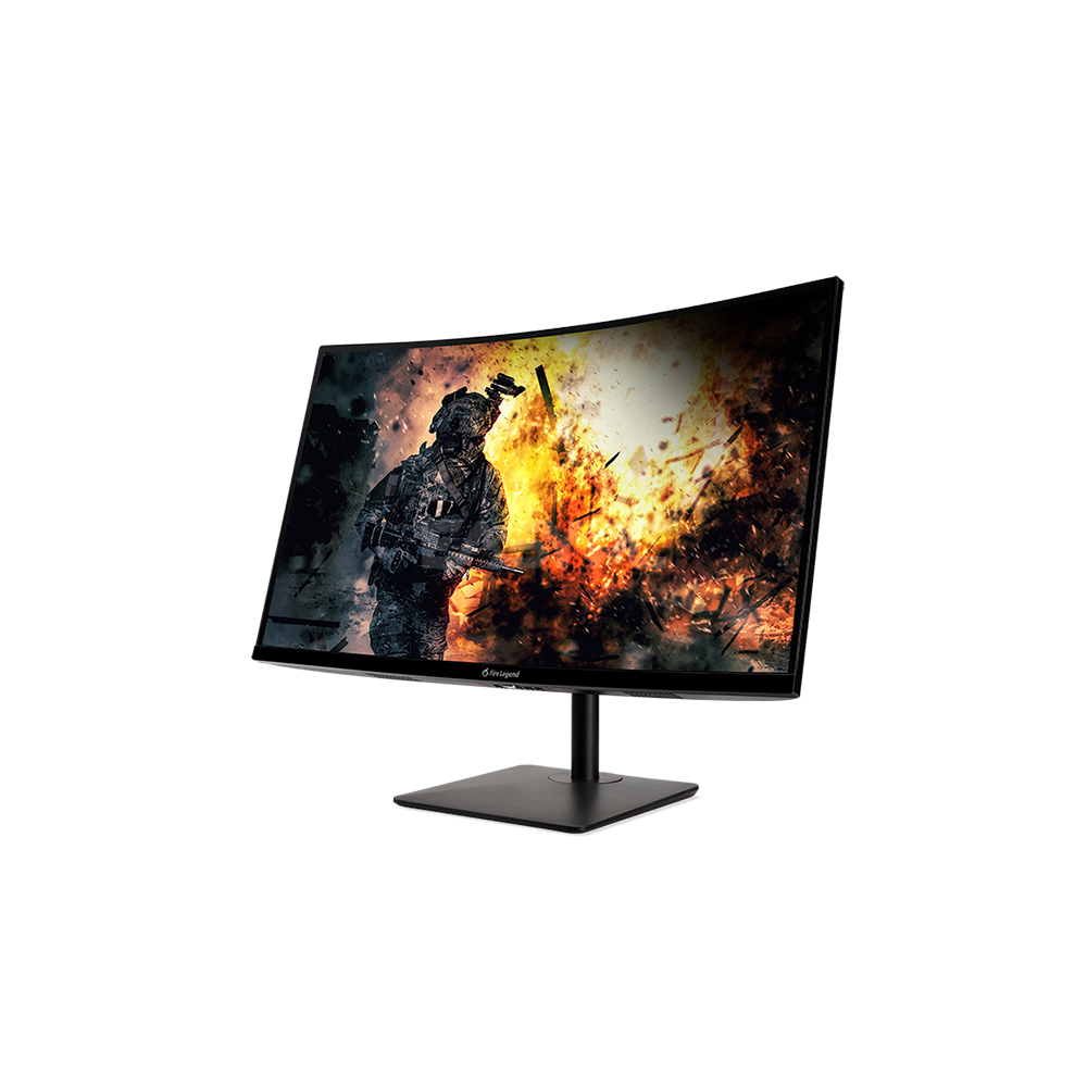 AOPEN 27HC5R Z 27" 240HZ 1MS FHD Curved Gaming Monitor-b
