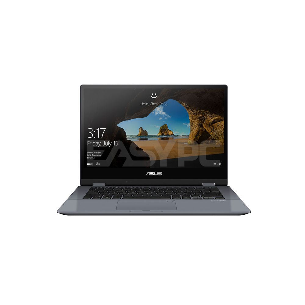 ASUS VIVOBOOK Flip 14 TP412FA-EC339T Intel i3-10110 4gb*2, 14" FHD (Touch) 512 SSD Intel UHD Win10 Home Laptop Grey 1ION
