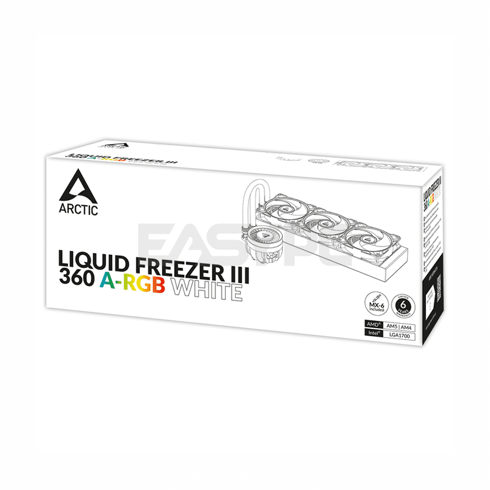 Arctic Liquid Freezer Iii 360 A Rgb White Multi Compatible All In One