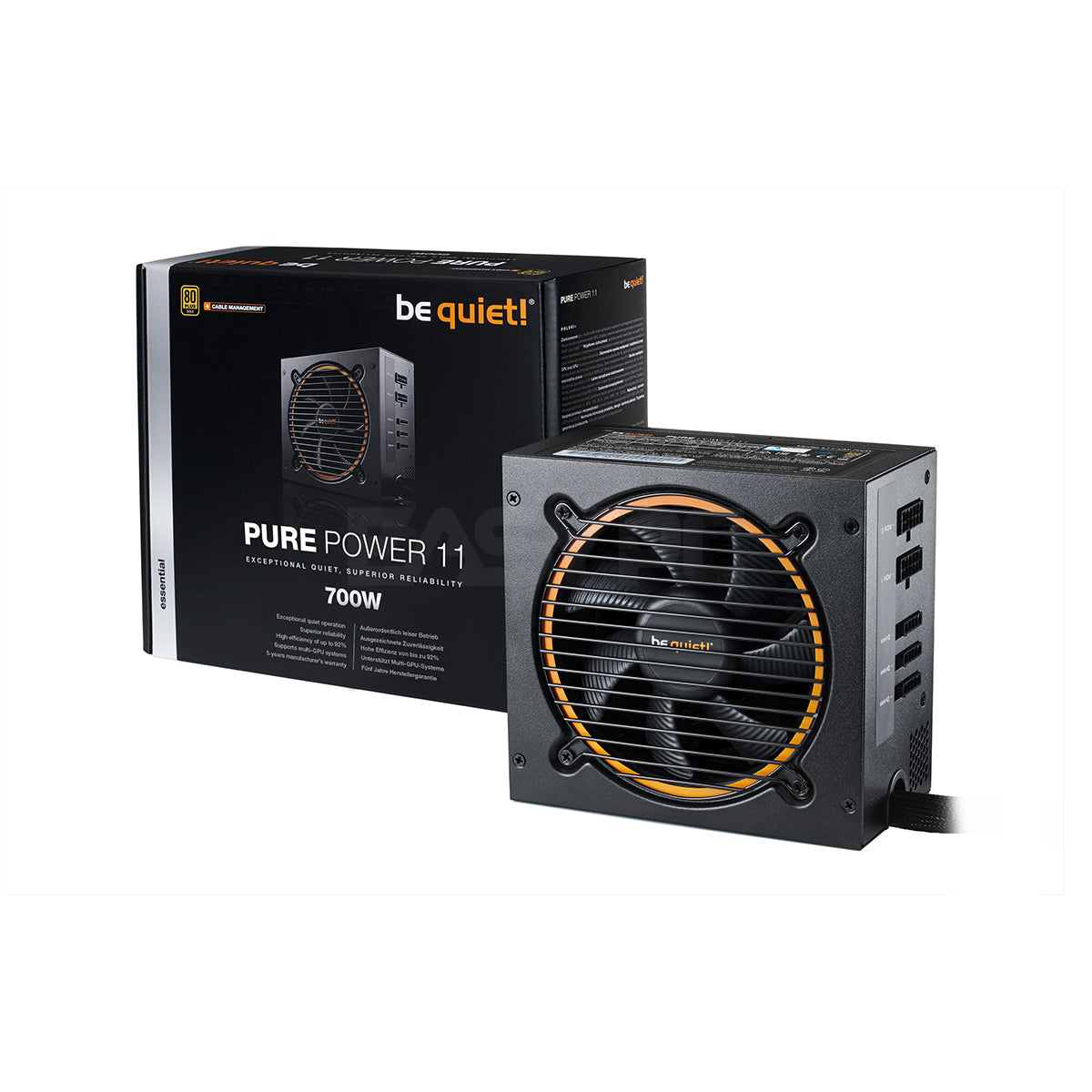 BeQuiet Pure Power 11 CM 600W/700W 80 Plus Gold Semi-modular Power Supply 4JTP
