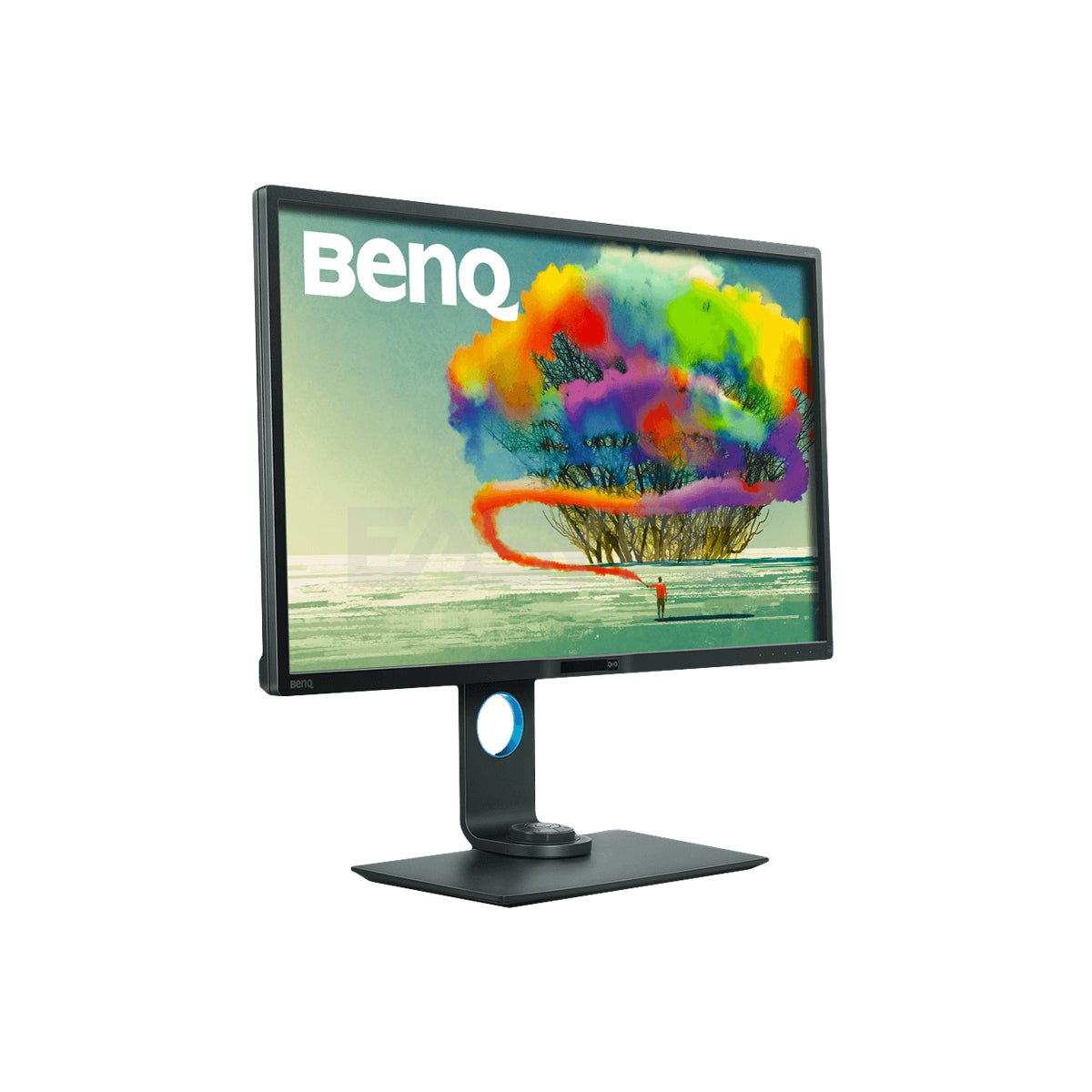 BenQ Designer Monitor 32"/VA Panel/2560x1440 2K/60Hz/4ms/Built-In Speaker/1xDVI-DL/1x HDMI/1xDP/1xmDP/USB 3.0 Hub/Card Reader - Grey/Glossy Grey (PD3200Q 4JTP) BEPD1774 - Image 2
