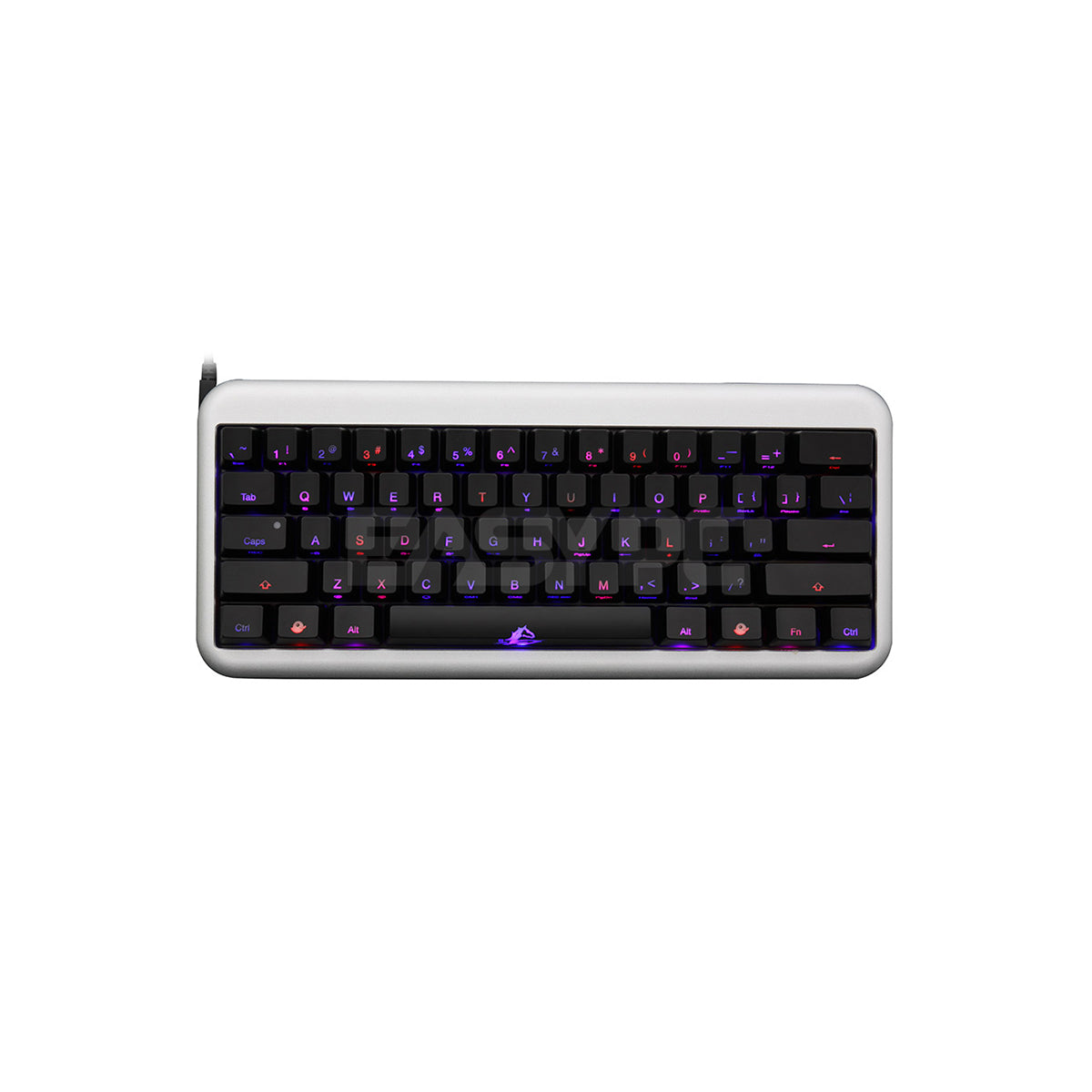 Ducky Year of the Horse DKMI1461SD-BUSALASBR3 MX Brown Mechanical Keyboard Silver Case DUDK943 4JTP