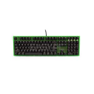 Ducky One DKON1508S-BUSADAGW2 White LED Cherry MX Brown Mechanical Keyboard Green Case DUDK956 4JTP