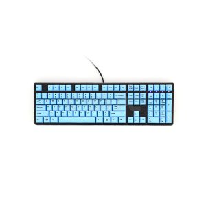 Ducky One DKON1508F-CUSPHBAB1 Blue PBT Cherry MX Blue Mechanical Keyboard Black Case DUDK960 4JTP
