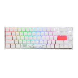 Ducky One 2 SF RGB DKON1967ST-PUSPDWWT1 PBT Keycaps MX Silver Mechanical Keyboard White DUDK981 4JTP