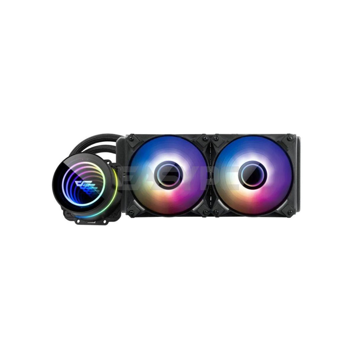 DarkFlash Twister DX 240 V2.6 ARGB AIO CPU Liquid Cooler Black-c