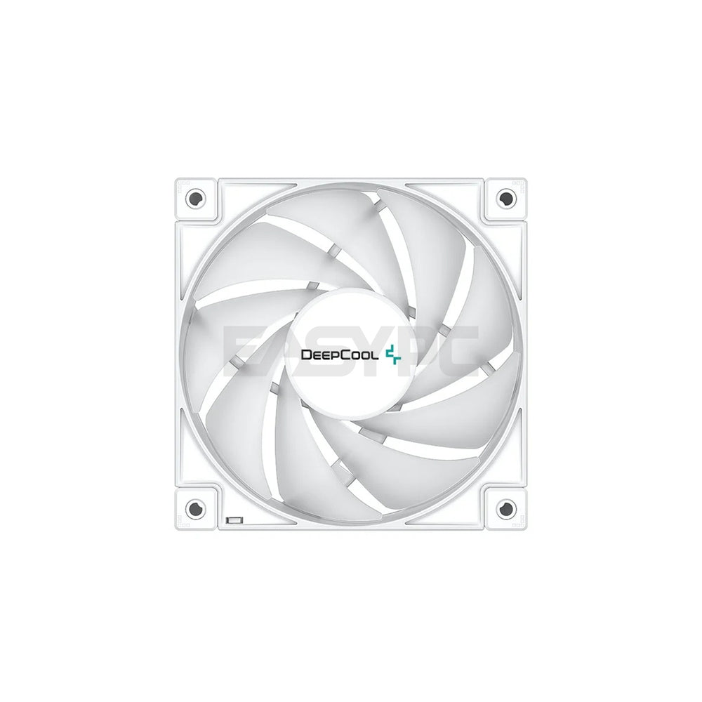 Deepcool FC120 3 in 1 RGB Silent Operation Up to 1800 RPM Fan Speed PWM Cooling Fan White-d