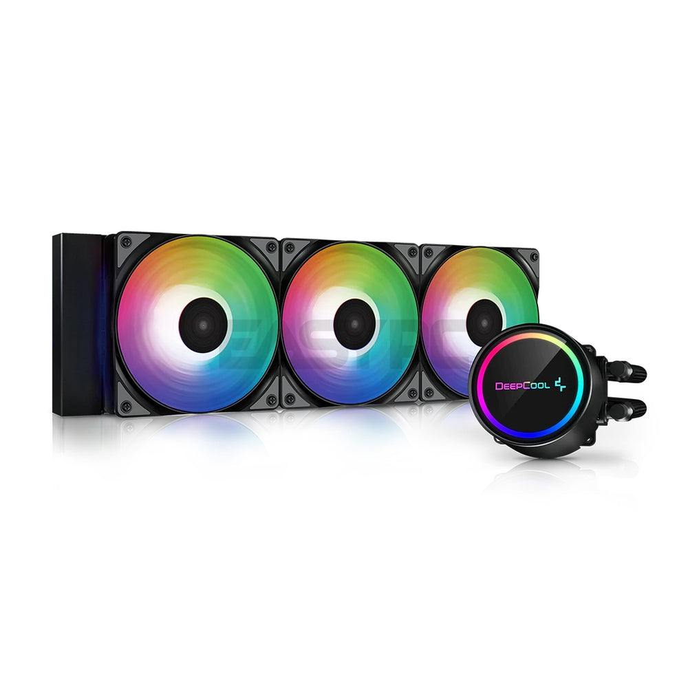 Deepcool Gammaxx L360 with Anti-Leak Tech PWM Fans ARGB Black CPU Liquid Cooler-b