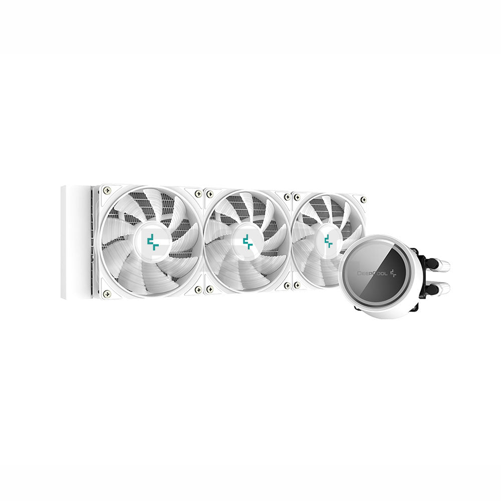 Deepcool Gammaxx L360 with Anti-Leak Tech PWM Fans ARGB White CPU Liquid Cooler-b
