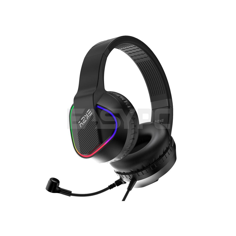 EKSA E400 3D Stereo Surround Sound for PC PS4 Xbox adjustable Mic, noise cancellation RGB Gaming Headset 18LIG EKOC2614 - Image 3