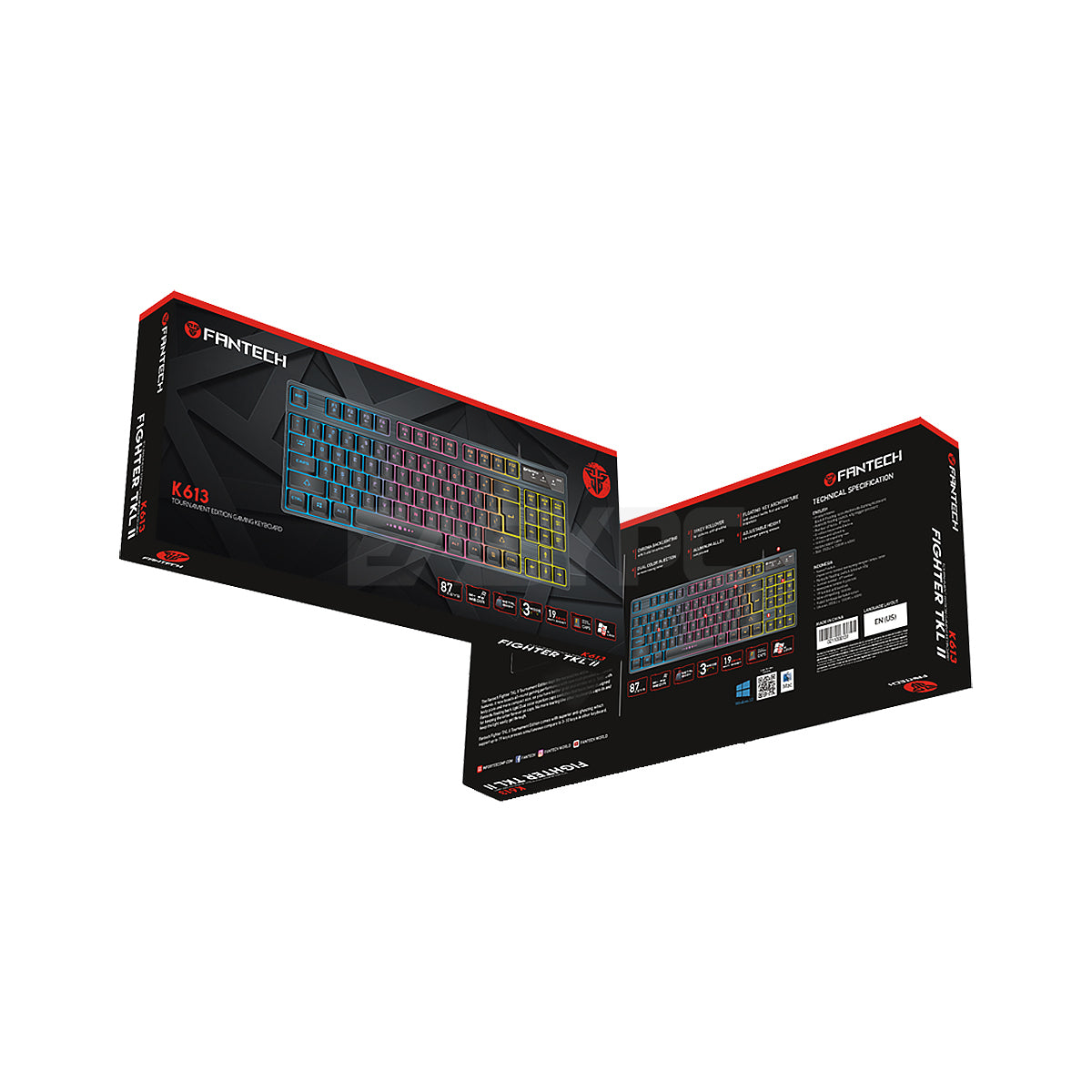 Fantech K613 Fighter II TKL Gaming Keyboard-a
