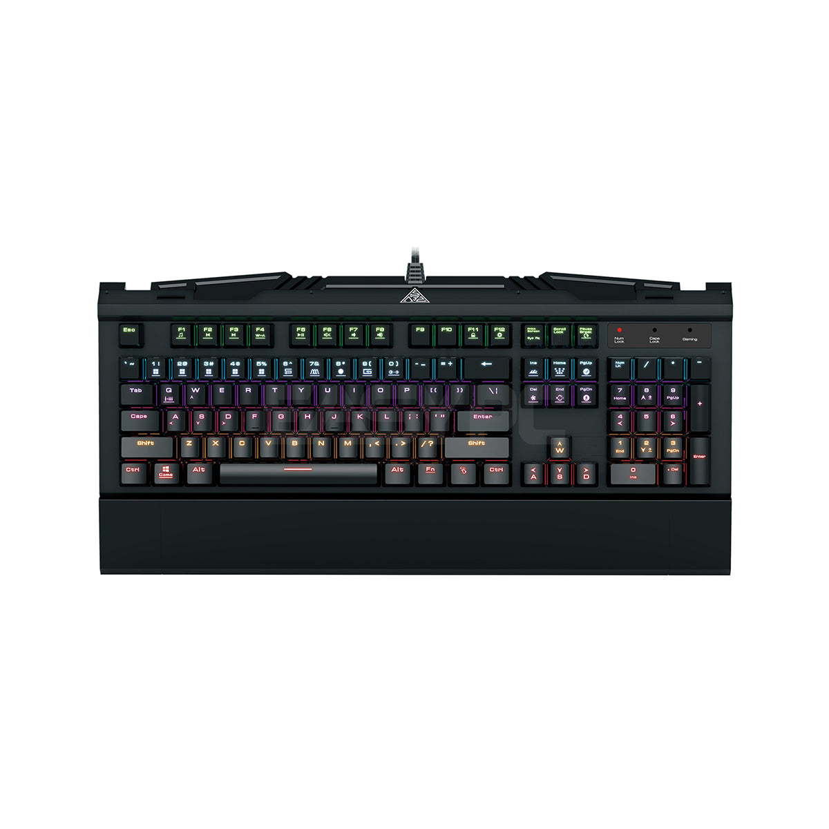 Gamdias Hermes 7 Color, Customizable Lighting Effects, braided cable, Blue key switch Mechanical Keyboard 14BAN GAHE2111 - Image 3
