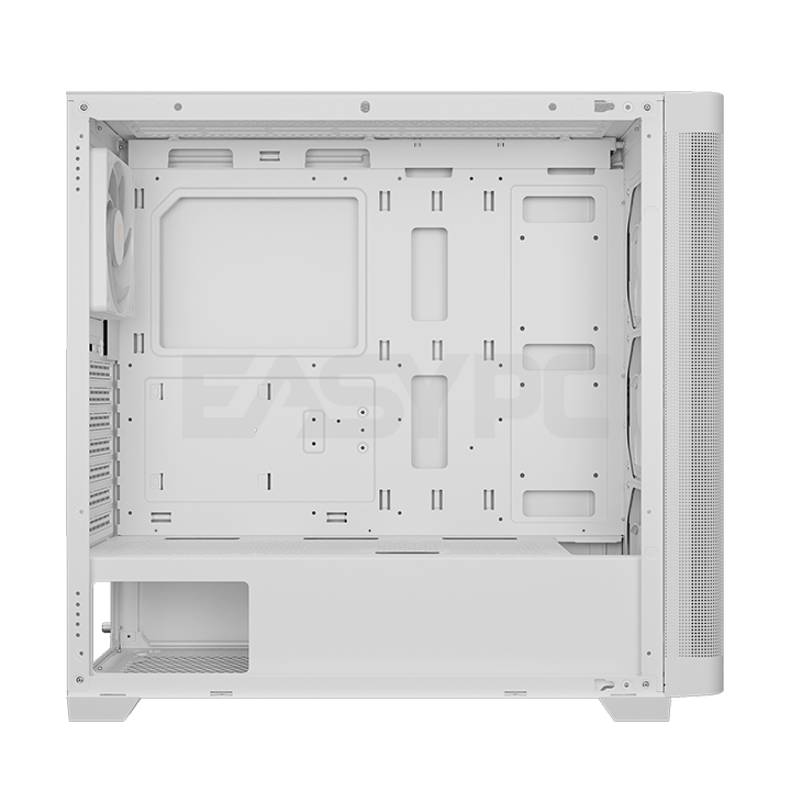 Gamdias Athena M3 Built-in ARGB Fan Mid Tower Gaming Case White-d