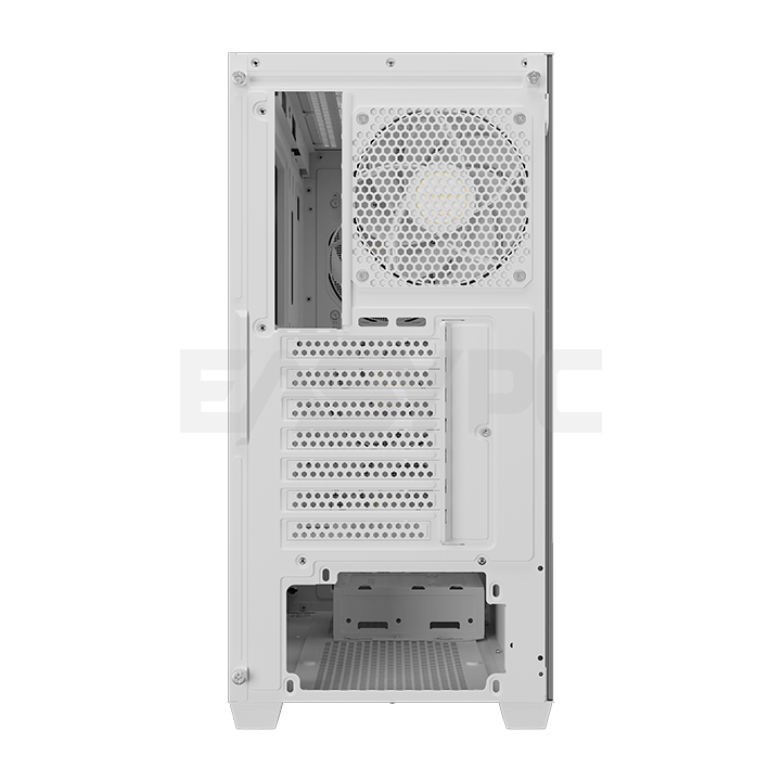 Gamdias Athena M3 Built-in ARGB Fan Mid Tower Gaming Case White-f