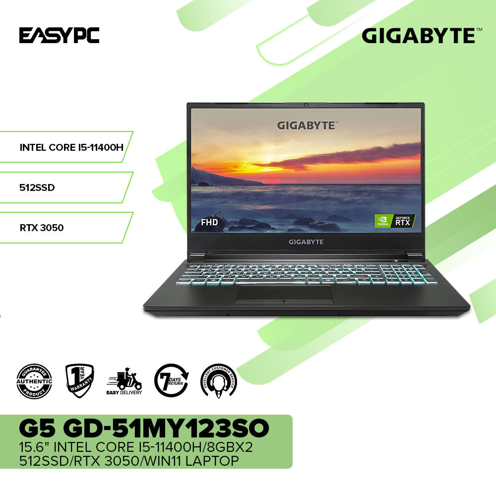 Gigabyte G5 GD-51MY123SO 15.6 i5-11400H