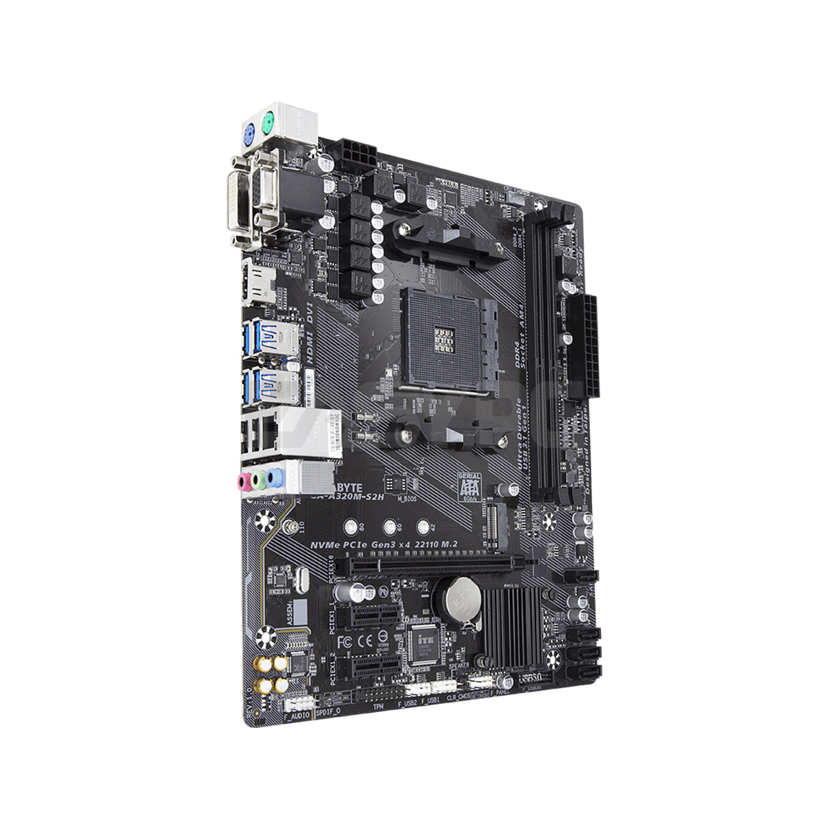 Gigabyte GA A320M S2H Motherboard Am4 Ddr4-c