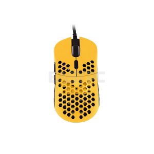 HKMi1730-a HK Gaming - Mira M RGB Gaming Mouse - Ultra Lightweight Honeycomb Shell/Wired/Bubblebee Yellow/Medium Size/PWM3360 Sensor (4895233303945) 4JTP HKMi1730