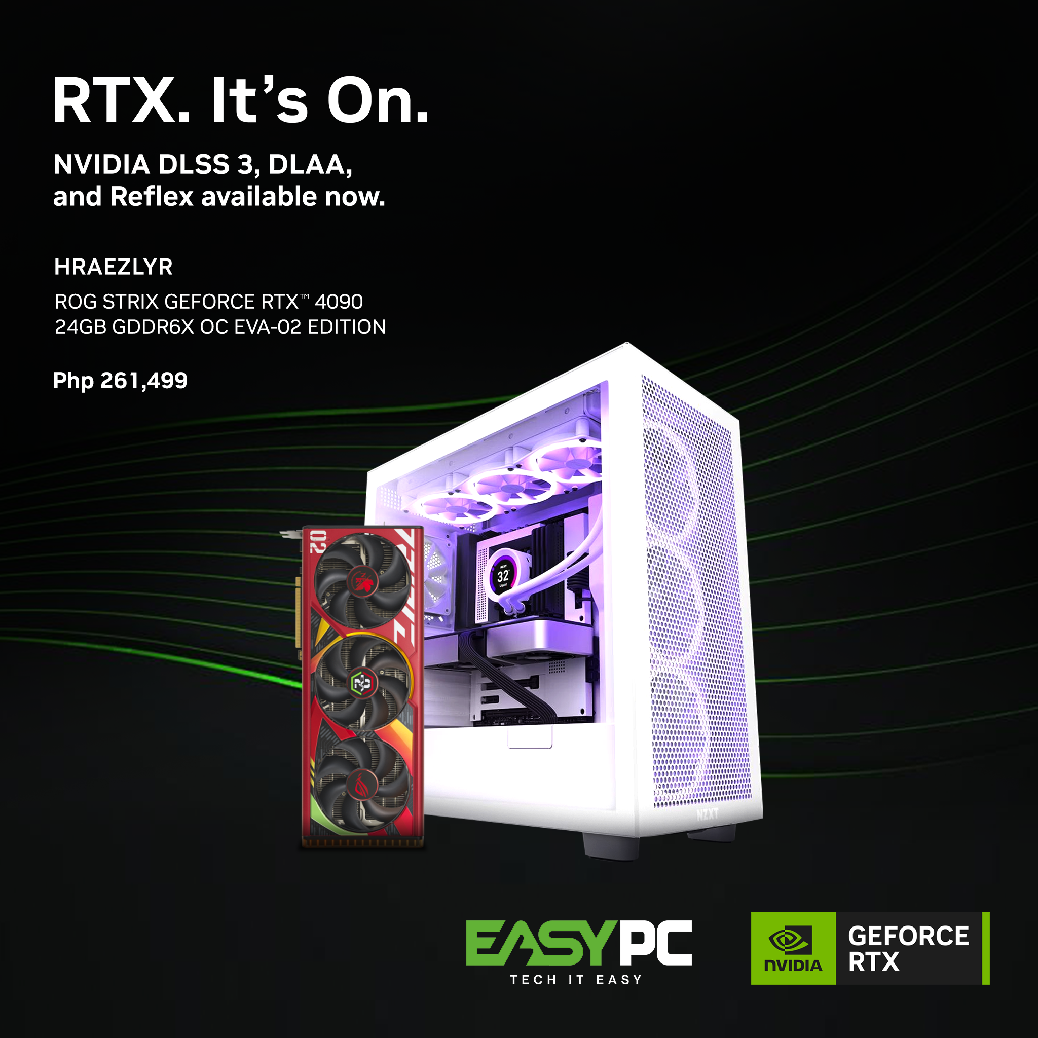 HRAEZLYR / Ryzen 9 7950X / Z790 / 64GB DDR5 / 2TB M.2 SSD / RTX 4090 / 1000w PSU 80+ Gold / PC Case ATX / BUNDLE