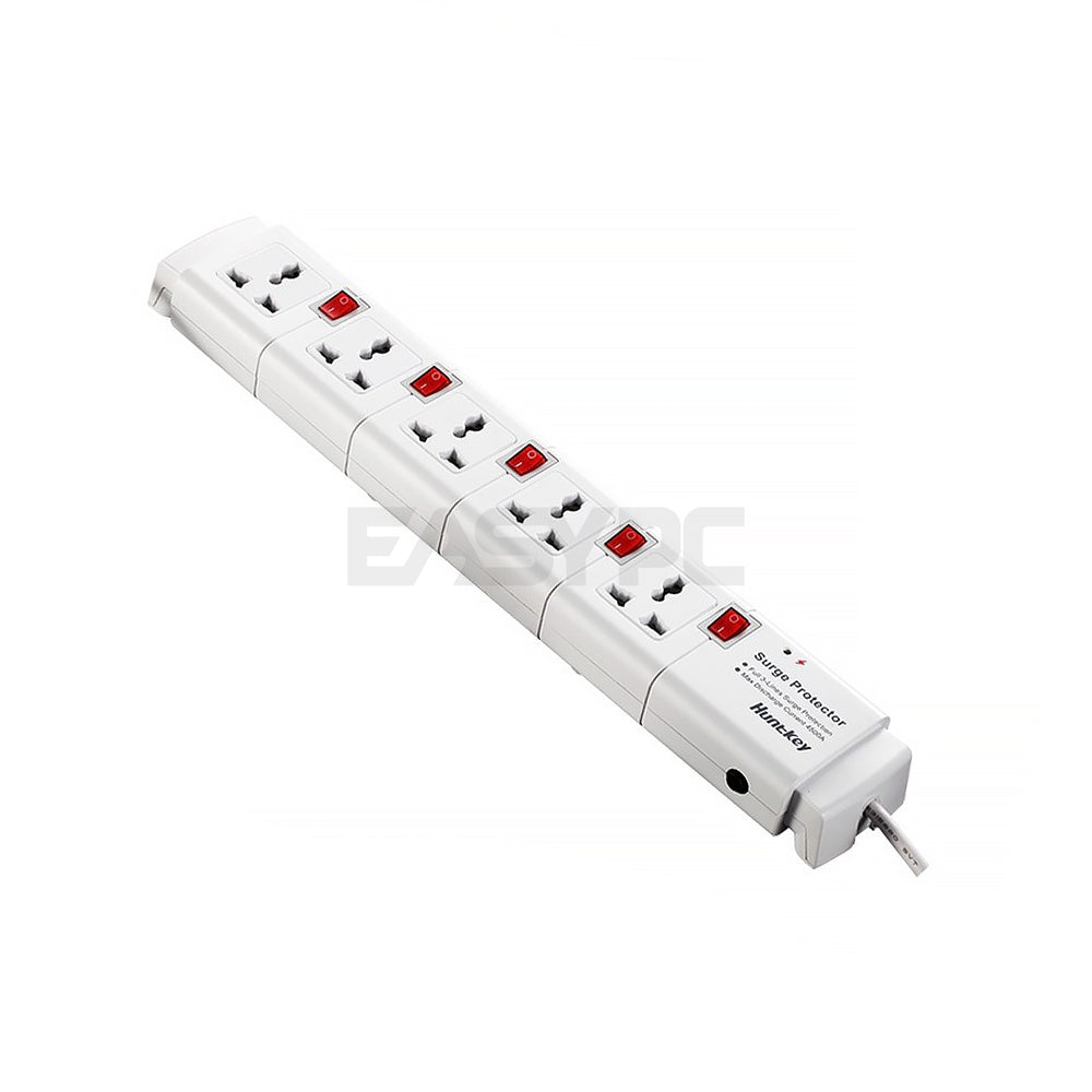 Huntkey PZC504-4 2 meters 5 Socket Individual Switch Surge Protector-c
