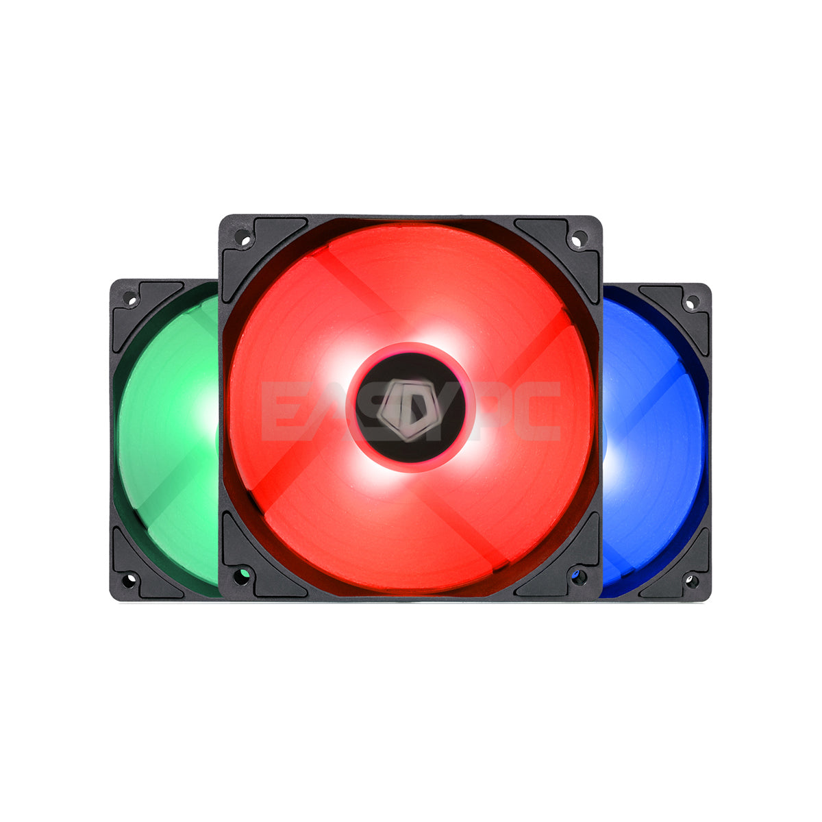 ID Cooling XF12025 TRIO 3 in 1-120mm Case Fan RGB Black-a