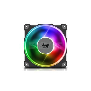 InWinChassisFanJUPITERAJ1203in1designedforRGBenthusiastsfortheircasefans_sevenblades_sleevebearingswithalonglifespan_ARGBLEDswith16.8millioncoloroptionsandaARGBo-d InWin Chassis Fan JUPITER AJ120 3 in 1 designed for RGB enthusiasts for their case fans, seven blades, sleeve bearings with a long lifespan, ARGB LEDs with 16.8 million color options and a ARGB one-click Controller. ARGB Chassis Fan