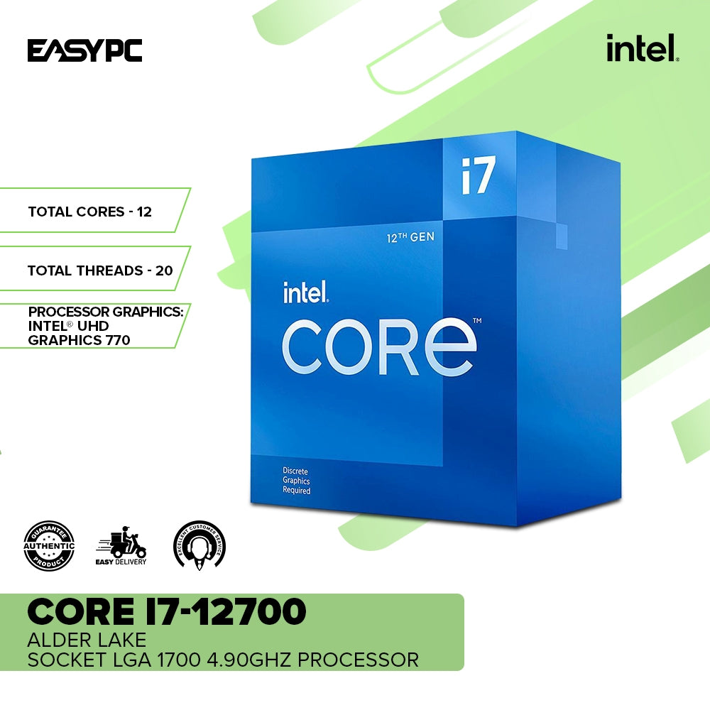 CPU Para Gaming Edición Video Procesador Intel Core I7-12700 4.90