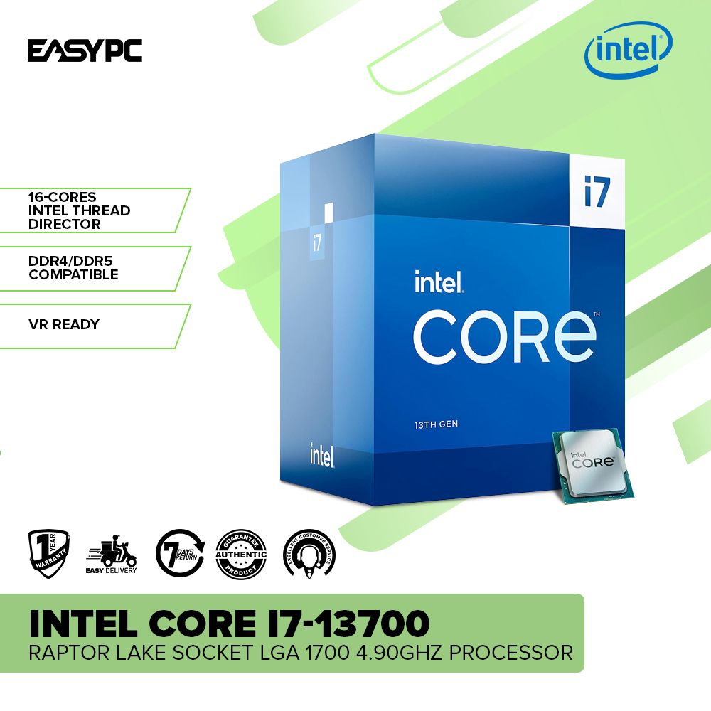 Intel Core i7-13700 Raptor Lake Socket LGA 1700 4.90GHz Processor