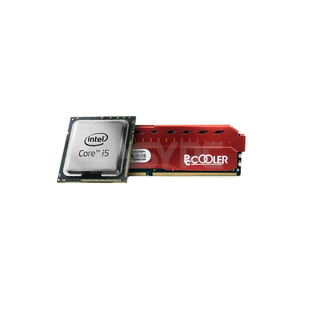 EasyBundle Intel Core i5-9400 Coffee Lake 2.9Ghz Ttp Processor with 8GB Ddr4 2666Mhz Memory Red Gaming Bundle