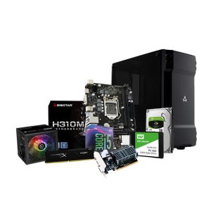 Intel i5-9400F/Biostar H310MHP/8gb/240gbSSD/1TB/Gt710/500W